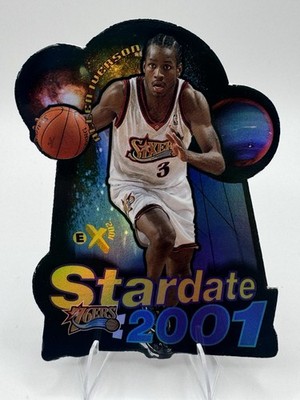 1997-98 Skybox E-X2001 Star Date 2001 Allen Iverson Philadelphia 76ers #7 READ