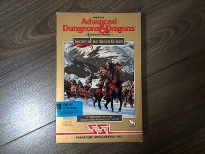 ADVANCED DUNGEONS&DRAGONS-SECRET OF THE SILVER BLADES