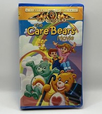 The Care Bears Movie VHS 1985 2000 Video Tape Kids Cartoon VTG Blue Clamshell