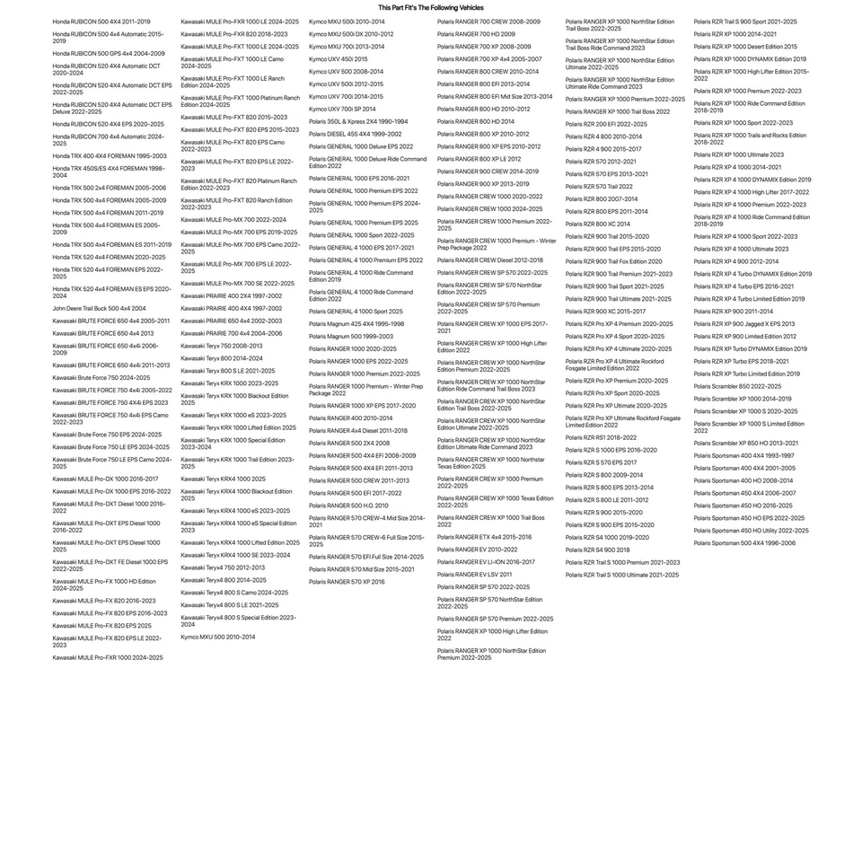 (2 Pack) Tusk Megabite® Radial Tire 26x11-14 For POLARIS RANGER 700 HD 2009 Foto 3 de 4