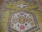 Turkish Oushak Rug, Geometric Multicolored Handmade Bohemian Rug 9x12 Ft — photo 7