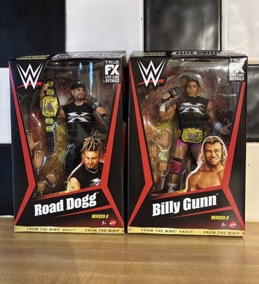 WWE New Age Outlaws Billy Gunn & Road Dogg Elite Figures Vault