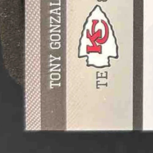 2011 Donruss Elite Tony Gonzalez Moeaki Passing the Torch Auto /25 Buccaneers - Imagem 4 de 4