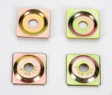 Stud Boy Square Backer Plates - Steel - Gold - 5/16in. Thread Snowmobile 2017-P1