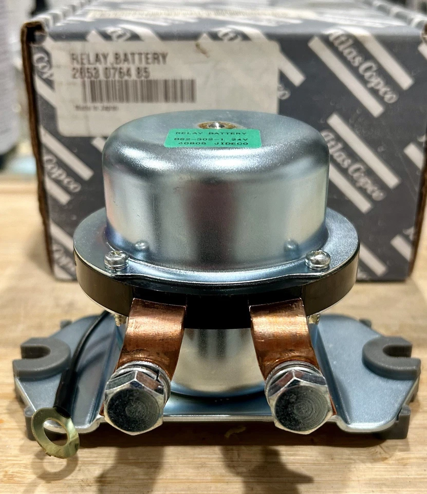 Relé de batería nuevo OEM ATLAS COPCO 2653 0764 85 / 2653076485 Foto 3 de 4