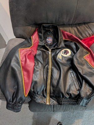 Washington Redskins Commanders Game Day Leather jacket Size Large