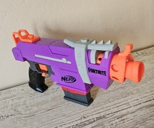 NERF Fortnite Motorized Dart Blaster - Purple Tested Working