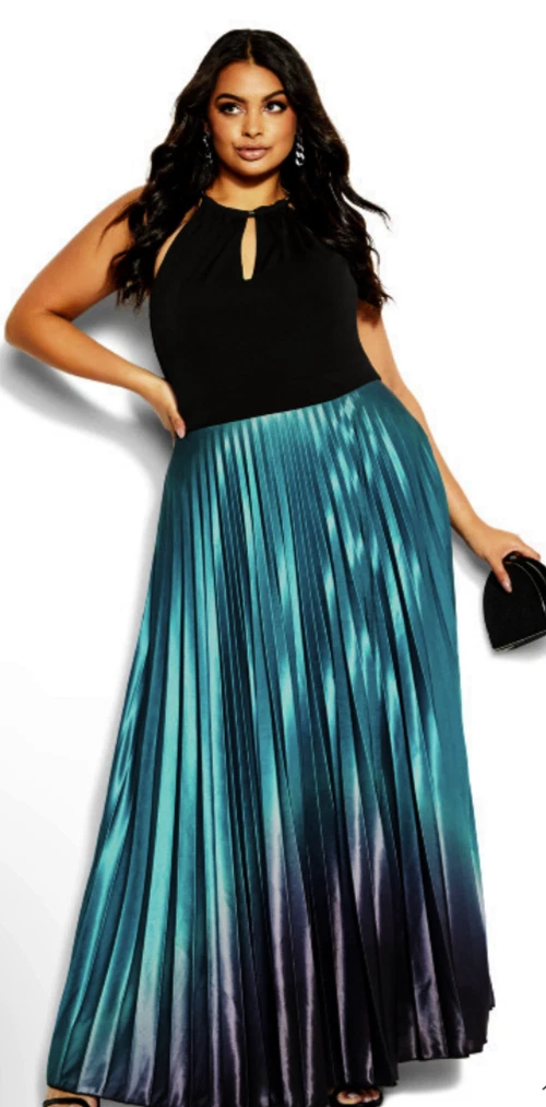City chic clearance ombre maxi dress