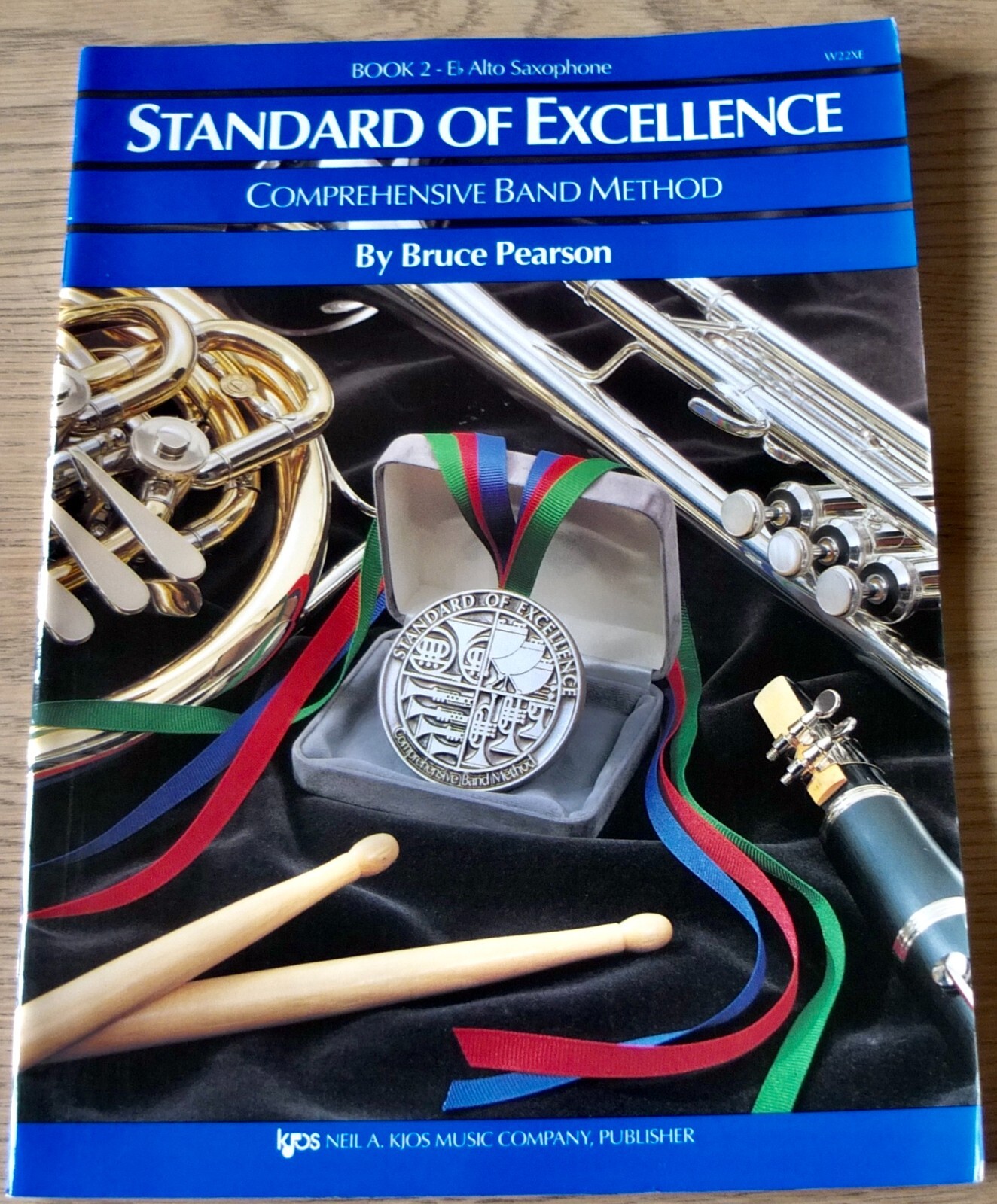 STANDARD OF EXCELLENCE BAND METHOD Eb ALTO SAXOPHONE SHEET MUSIC BOOK (1993)