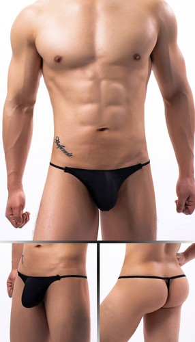 Mens Sexy Low Rise Bulge Pouch G-string Shorts Thong Briefs Underwear T-back UK - Picture 43 of 50