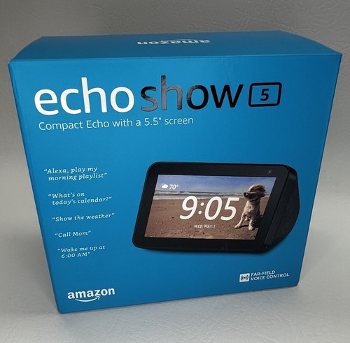 Amazon Echo Show 5 Smart Speaker - Charcoal (B07HZLHPKP) Home Automation Alexa