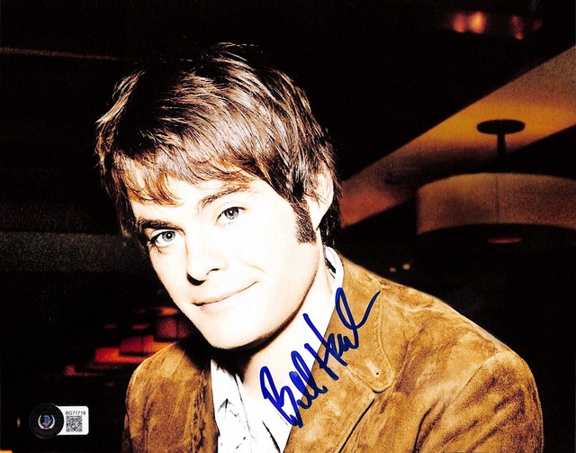 Bill Hader Early SNL Signed Promotional 8x10 Photo BECKETT BAS