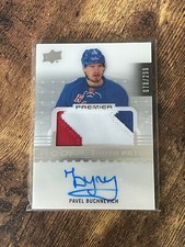 16/17 Upper Deck Premier Auto /299 Pavel Buchnevich #94 Rookie Patch