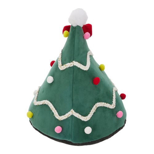 Christmas Tree Design Pet Cave Bed Warm Cat Puppy Igloo House Nest Tent Kennel - Picture 5 of 10
