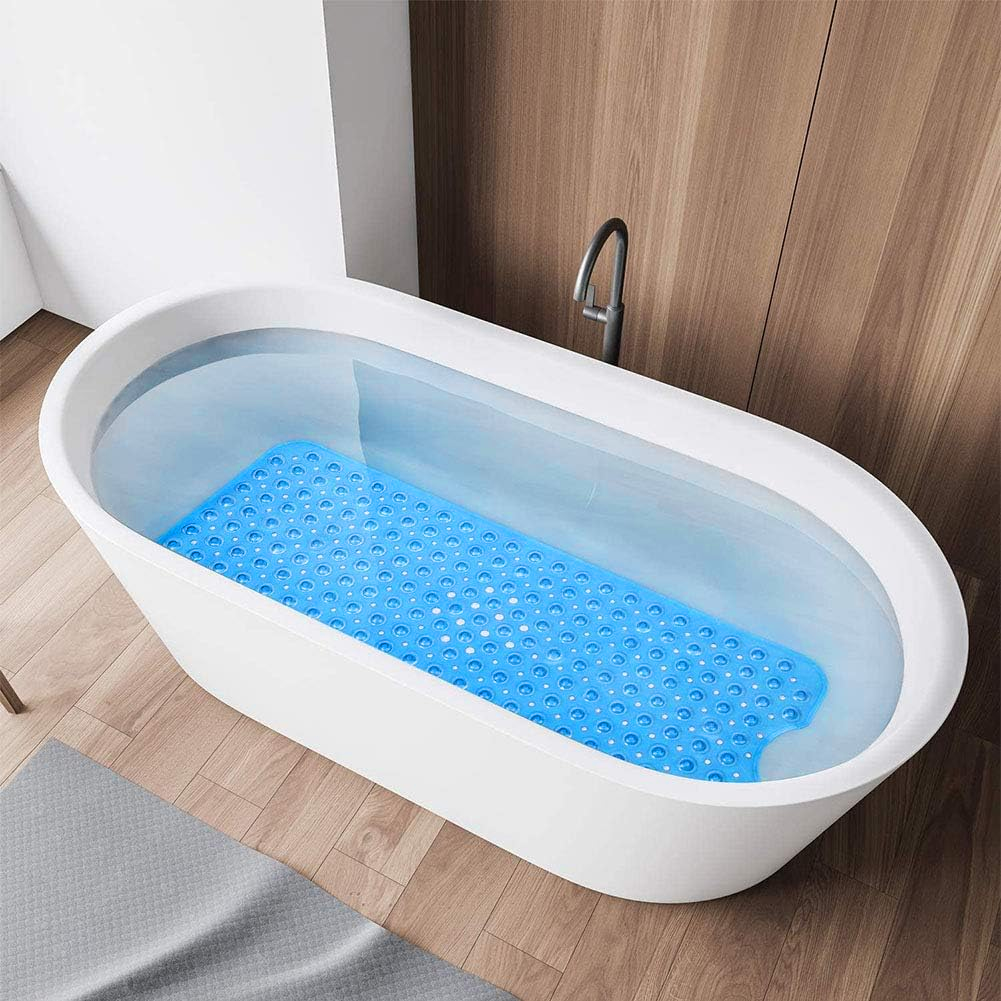 AntiMold Bath Mat Non Slip Bathtub Strong Suction Extra Large Rubber