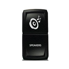 CH4X4 Rocker Switch V2 Speakers Symbol  - Blue Led