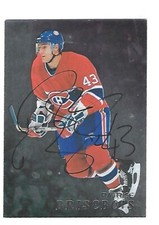 1998/99 BAP SIGNATURE#216 PATRICE BRISBOIS AUTOGRAPHED 'SILVER' CARD MINT !!!!!!