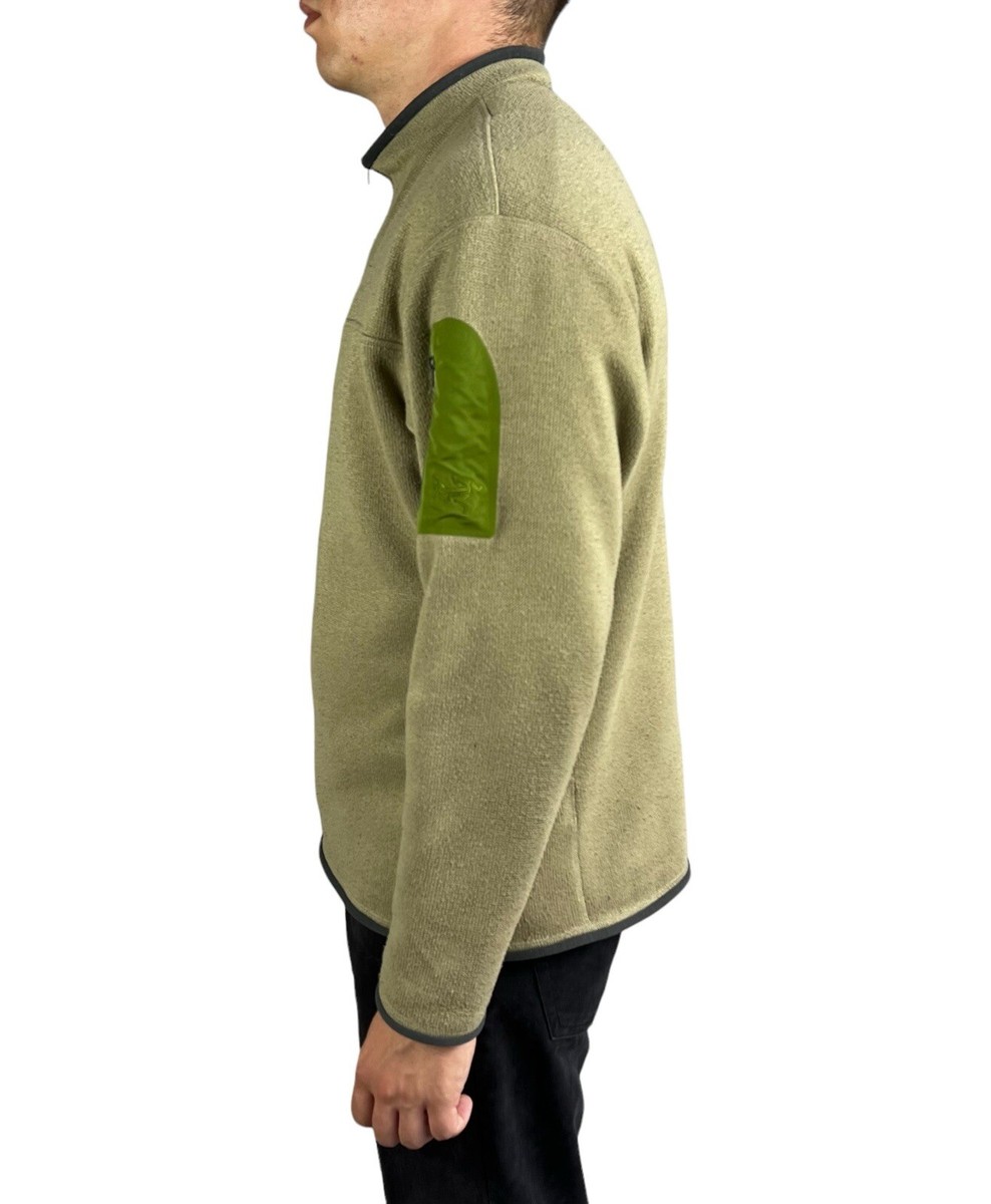 Arc'teryx Fleece JacketサイズS Arcteryx Men's Sweater 1/3 Zip Polartec Fleece Jacket Logo