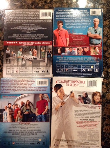 Dexter Complete Lot, Seasons 1,2,3&4 (DVD,16-disc) Authentic US Release - Picture 2 of 6