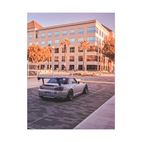 Honda S2000 High Resolution Museum Quality Vertical Car Canvas Print #005 - Picture 2 of 10