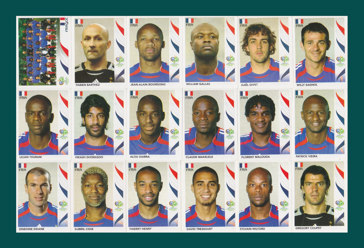 France National Team - Panini FIFA World Cup Germany 2006 stickers