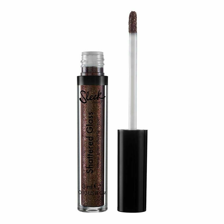 Sleek Shattered Glass Intense Onyx Kiss Glitter Lip Gloss 1201