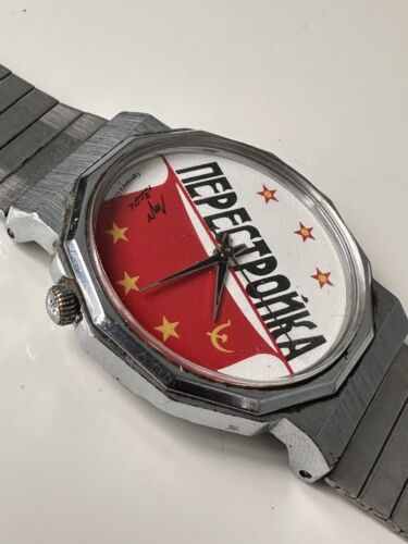 Vintage Soviet Watches Luch Quartz Made In USSR Wristwatches 1980s - Picture 8 of 10
