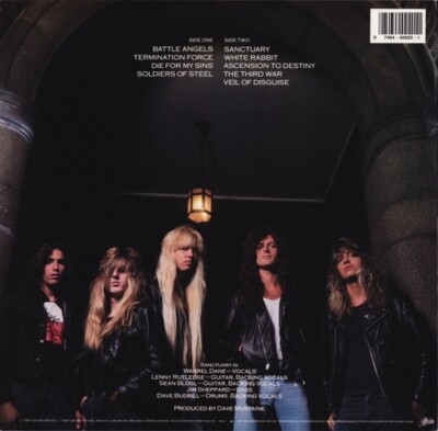 Sanctuary / Refuge Denied 1988 US Original LP Vinyl Epic Records