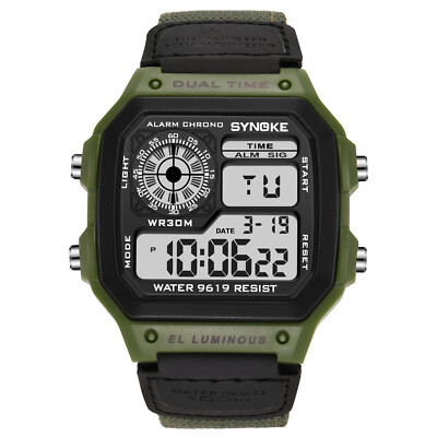 Waterproof Men's Quartz DIGITAL WATCH |Wrist Analog| Fashion Military Sport LED