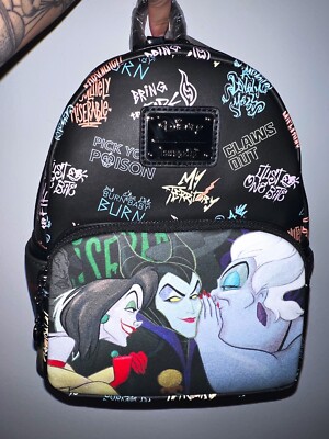 バックパック・リュック Loungefly Villains Club Mini Backpack Loungefly Disney Villains Club Mini Backpack | eBay