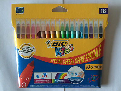 BIC KIDS 18 FELT NEW PACKAGED 