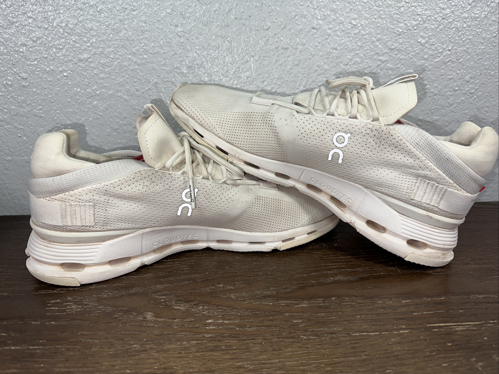 On Cloudnova All White Cloudtec Running Shoes 26.… - image 6