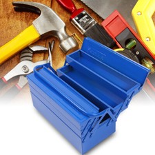 Werkzeugkoffer Metall Werkzeugkiste 5Fächer Werkstatt Werkzeugbox Werkzeugkasten