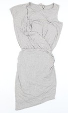 Lable Lab Womens Grey Viscose Blend Pencil Dress Size 6   Elasticated