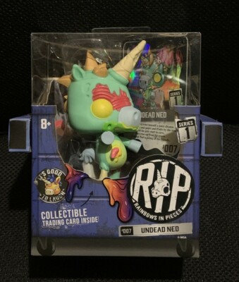 RIP UNDEAD NED #007 SERIES 1 DEAD ZOMBIE UNICORN WITH TRADING CARD
