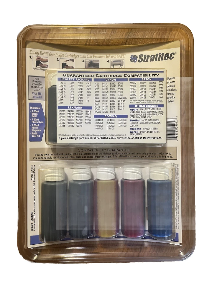 Stratitec EIR480 S 480 ml Universal Black & Color Premium Series NIB - Image 2 of 3