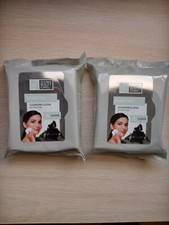 Global Beauty Care Charcoal Cleansing Cloths For All Skin Types 30 Ct-New 2 pack