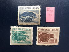 Albania / Albanien 1961  Michel  627-29  local wildlife / einheimische Tiere