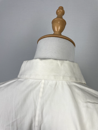 Akris Punto White Formal Short Sleeve Buttons Collared Lightweight Blouse - Picture 14 of 22