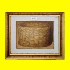 opera di fabio aguzzi, olio du tela del 1995, cesto