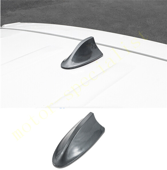 Carbon Fiber Car Roof Shark Fin Antenna Cover Radio For Toyota Corolla