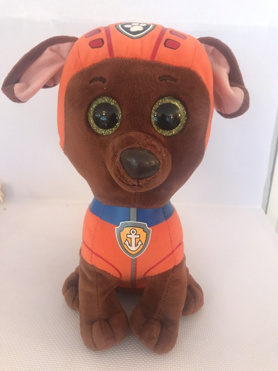 TY Beanie Boo Paw Patrol Zuma Puppy Dog Large Plush Soft Toy 10