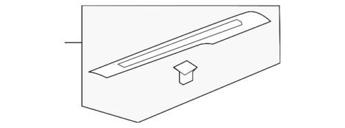 Placa de moldura del umbral de la puerta del lado izquierdo para GM Chevrolet/GMC 2007-2013 (N/P 15812140)