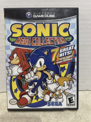 Nintendo GameCube Sonic Mega Collection *COMPLETE* 7 games Hedgehog Knuckles 