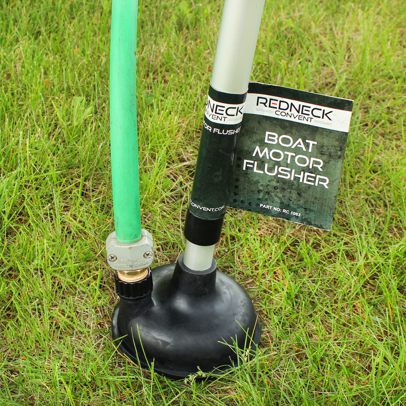 Boat Motor Flush Kit Round Circular Muff & Hose Fitting Inboard Engine