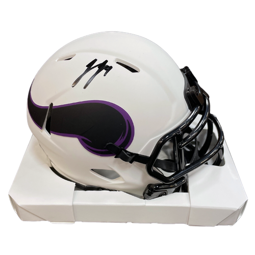 NFL Mini Casque Vikings Du Minnesota Vitesse Football Riddell Footballhelm