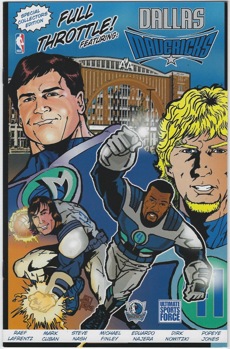 DALLAS MAVERICKS FULL THROTTLE 1 GIVEAWAY PROMO SGA COMIC