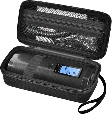 Case with VEEAPE Air Compressor Portable Tire Inflator, Air Pump 120PSI, Car ...