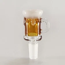 14mm Beer Mug Unique Replacement Borosilicate Glass Slide Bowl Hookah Head Piece