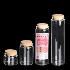150ml 1000ml Glass Vial Jars Test Tube Bottle Crafts Seal Pot Storage Candy Jar